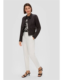 Тканевые брюки, кремовый S.oliver