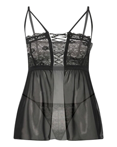 Ночное белье, черный Ulla popken