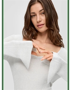 Пуловер, серебряный Qs