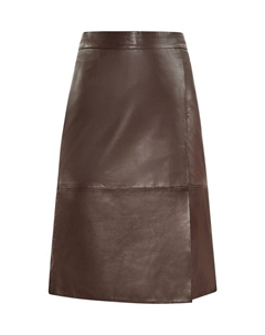 Юбка длиной до колена, темно-коричневый Dreimaster