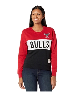Худи, NBA Color-Block Crew 2.0 Bulls Mitchell and ness