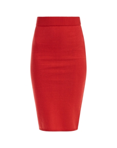 Юбка до колена Strick Midi, красный Faina