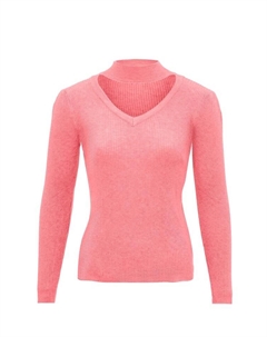 Пуловер, розовый Leo selection
