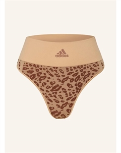 Трусы на талии, коричневый Adidas