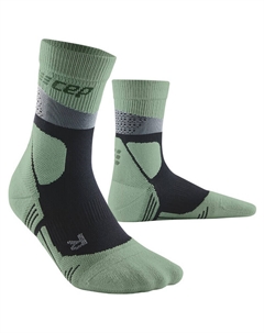 Женские носки средней длины для походов Max Cushion, зеленый Cep