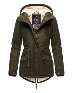 Пуховик, цвет dark olive Marikoo