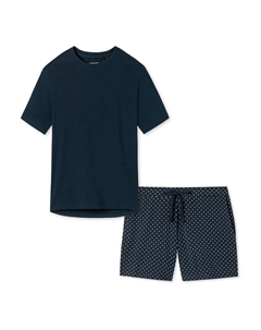 Ночное белье, цвет blau gepunktet/dunkelblau Schiesser