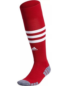 Футбольные носки с 3 полосками, красный Adidas