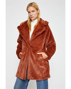 Женское коричневое пальто, коричневый Koton