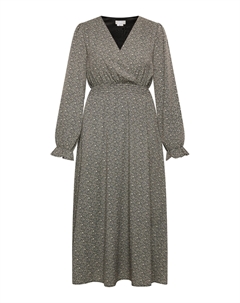 Платье Maxi Mit Allover Print, черный Usha