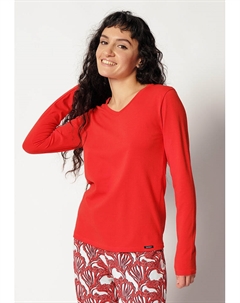 Верх пижамы Pyjama-Oberteil, красный Skiny