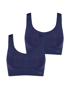 Бюстье Bustier ZERO Feel Top, цвет TRUE NAVY Sloggi