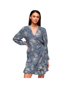 Платье Printed Wrap, разноцветный Superdry