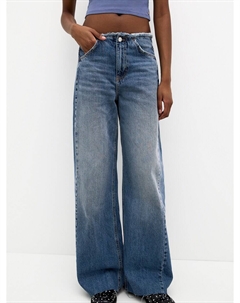 Джинсы Wide leg Jeans, синий Pull & bear