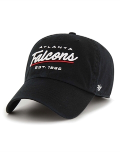 Женская регулируемая кепка Black Atlanta Falcons Sidney Clean Up '47 Black Unbranded