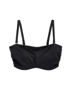 Топ бандо бикини Bandeau Bikini Top, черный Next