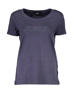 Синий женский топ из эластана Ermanno scervino