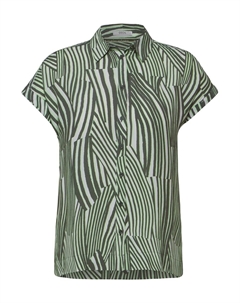 Блузка с коротким рукавом Blouse, цвет khaki/light green/dark green Cecil