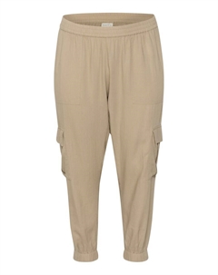 Брюки-карго Loose fit Cargo Pants Mille, песочный Kaffe curve