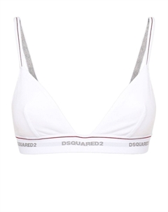 Бюстгальтер из джерси с треугольными чашками, белый Dsquared2
