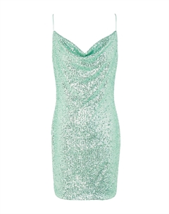 Платье, светло-зеленый 8 by yoox