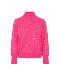 Свитер Sweater, тёмно-розовый Faina