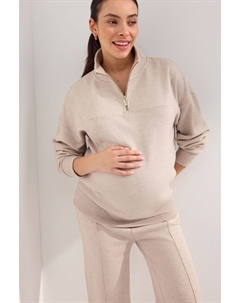 Толстовка для беременных с застежкой молнией длиной 1/4 дюйма, нейтральный Next