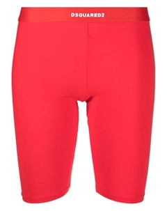 Облегающие шорты с логотипом, красный Dsquared2