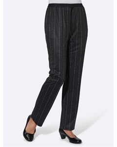 Трикотажные брюки, цвет Schwarz-Getupft Classic basics