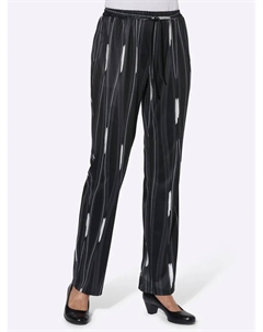 Трикотажные брюки, цвет Schwarz-Gewellt Classic basics