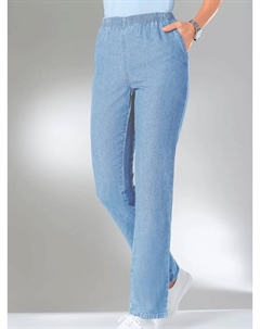 Джинсы без застежки (1 шт.), цвет Blue-Bleached Classic basics