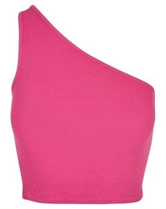 Muscle Shirt "Женский укороченный асимметричный топ ", фиолетовый Urban classics