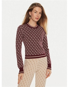 Облегающий свитер, красный Guess