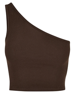 Muscle Shirt "Женский укороченный асимметричный топ ", коричневый Urban classics