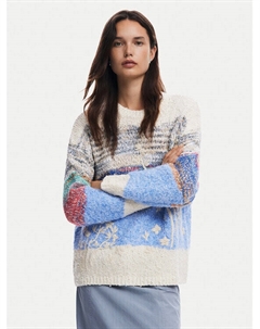 Пуловер свободного кроя, мультиколор Desigual