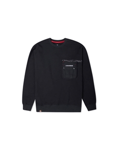 Свитшот-пуловер с круглым вырезом серии New Year, темно-черный, черный Converse