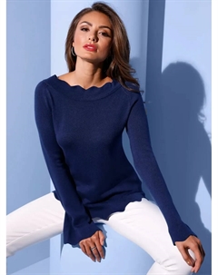 Вязаный свитер "Пуловер", цвет морской волны Creation l