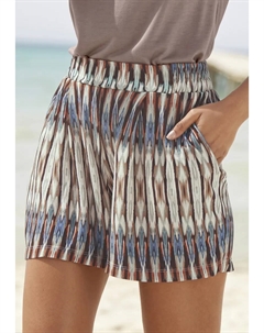 Шорты с этническим принтом, шорты на резинке, летние пляжные шорты, цвет Bunt Bedruckt Vivance