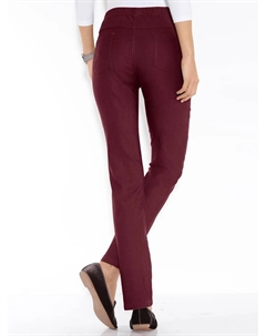 Брюки с эластичной талией, бордовый Classic basics