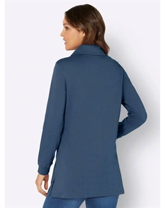 Длинная толстовка, джинсовый Classic basics