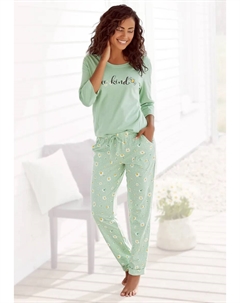 Пижама (2 шт.), с принтом ромашки, цвет Jade-Gemustert Vivance dreams