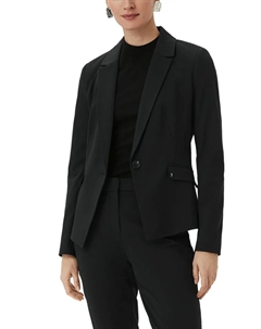 Блейзер из вискозы, черный Comma,