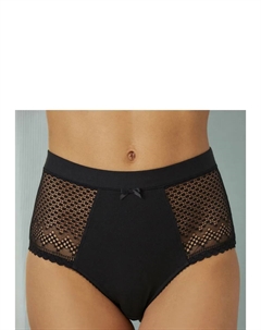 Трусики из натурального хлопка, черный Lascana