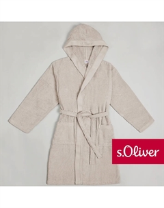 С.Оливер халат "с. "Халат Oliver" (1 шт.), капюшон с тонким тканым логотипом, цвет Natur S.oliver