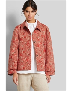 Длинная куртка, без капюшона, объемного кроя, красный Bugatti