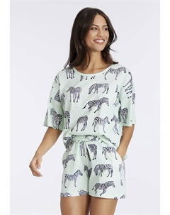 Пижама (2 шт.), с животным принтом по всей поверхности, цвет Mint-Gemustert Vivance dreams