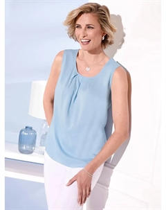 Классическая блузка-топ Basics, синий Classic basics