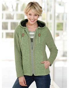 Длинная куртка с капюшоном, цвет Reseda Classic basics