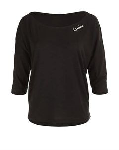 Рубашка с рукавом 3/4 "MCS001", сверхлегкая, черный Winshape