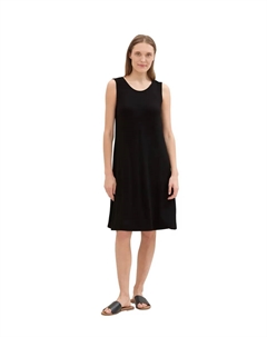 Платье из джерси с деталью на спине, черный Tom tailor